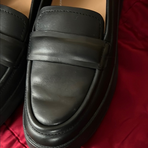 Black Leather Loafers - Picture 3 of 5